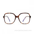 Custom Logo Eyewear Square Anti Blue Light Blocking Glasses